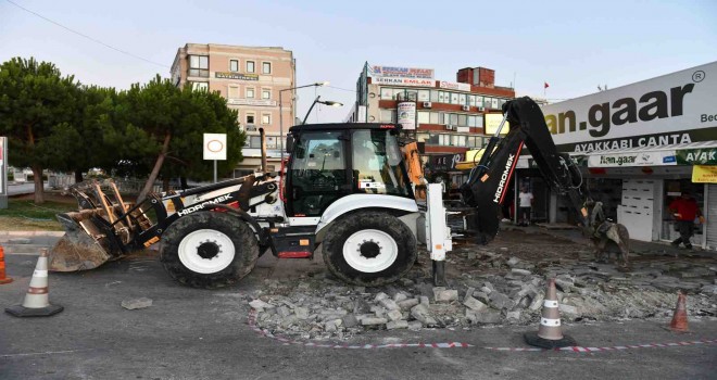 Çiğli'nin simgesi Kasaplar Meydanı yenileniyor