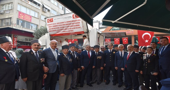 Mustafa Kemal Paşa Camii’nde Atatürk ve silah arkadaşları için mevlit okundu, lokma döküldü