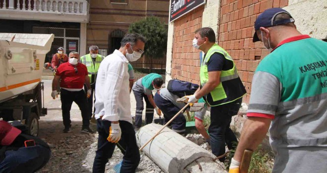 Tam kapanmada Başkan Tugay halkın yanında