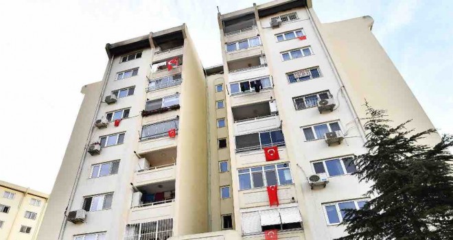 Örnekköy'deki Manolya Apartmanı’nda yaşam normale döndü