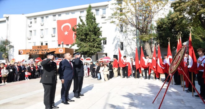 Cumhuriyetimizin 101. Yılı kutlamaları Karşıyaka’da da başladı