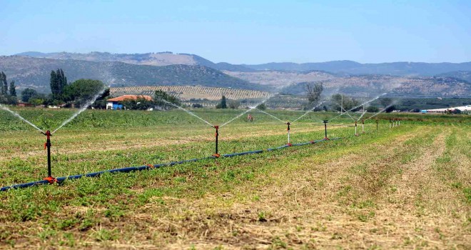 İzmir'de 400 Bin Dekar tarım arazisi sulanmaya başladı