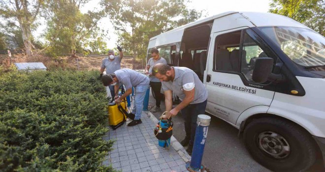 Karşıyaka’da haşerelere karşı tam saha mücadele