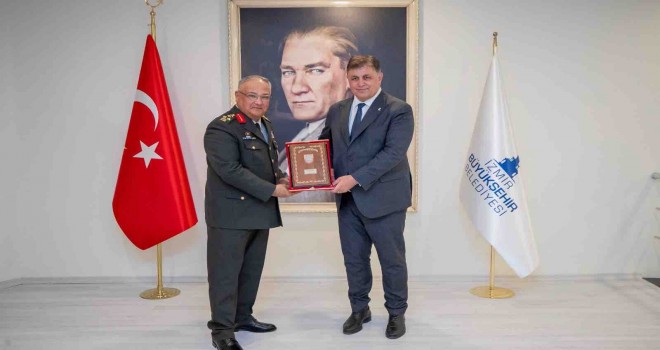 Orgeneral Kemal Yeni'den Başkan Tugay'a ziyaret