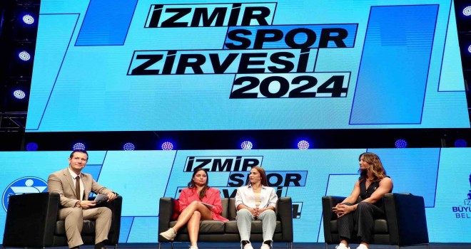 İzmir Spor Zirvesi’ne iz bırakan sporcular konuk oldu