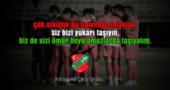 Karşıyaka Çarşı: Siz savaşın, gerisini bize bırakın