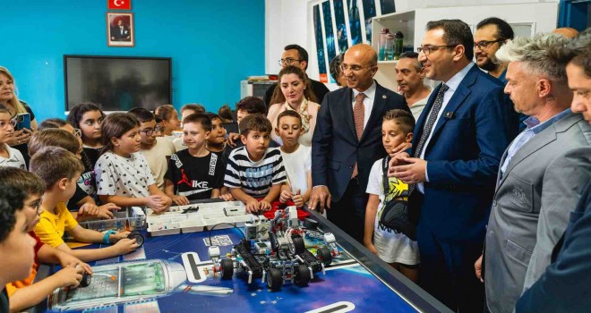 Balçovalı çocuklardan can kurtaracak robot