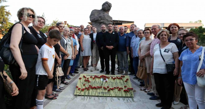 Bornova’da duygu dolu Srebrenica anması