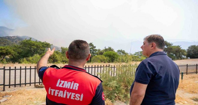 İtfaiye ekipleri Yamanlar Köyü'ne konuşlandırıldı