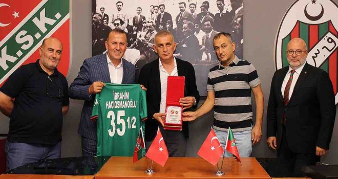 TFF Başkanı Hacıosmanoğlu'ndan Karşıyaka'ya ziyaret