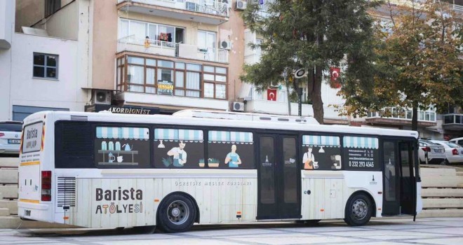 ''Mobil Barista'' otobüsünün yeni rotası gençlik merkezleri