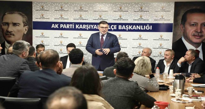 AK Parti İzmir İl Başkanı Saygılı, Karşıyaka ilçe başkanlığını ziyaret etti