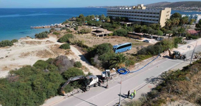 İZSU Çeşme’nin 30 yıllık su sorununu kökten çözüyor