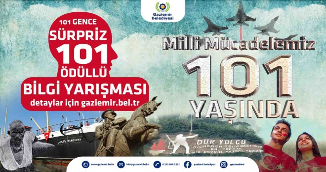 Gaziemir’de 19 Mayıs’ın 101. yılında 101 gence ödül