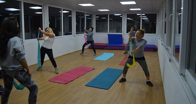 Pilates ve zumba kursları başladı...