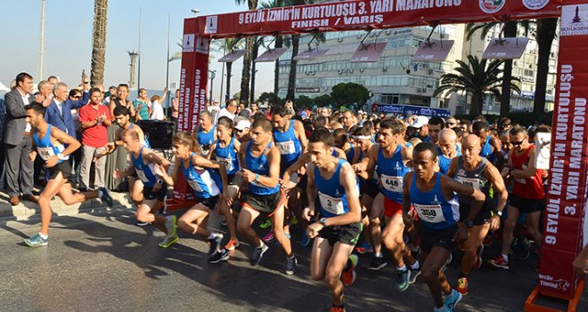 9 Eylül Maratonu’na rekor katılım