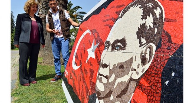 Iraklı sanatçının Atatürk sevgisi