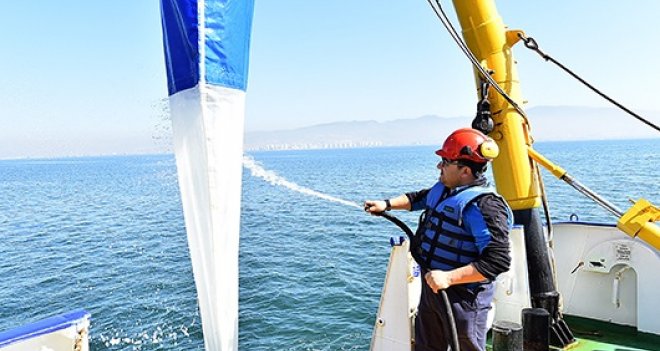 İzmir Körfezi'nin berraklık ve ışık geçirgenliği arttı
