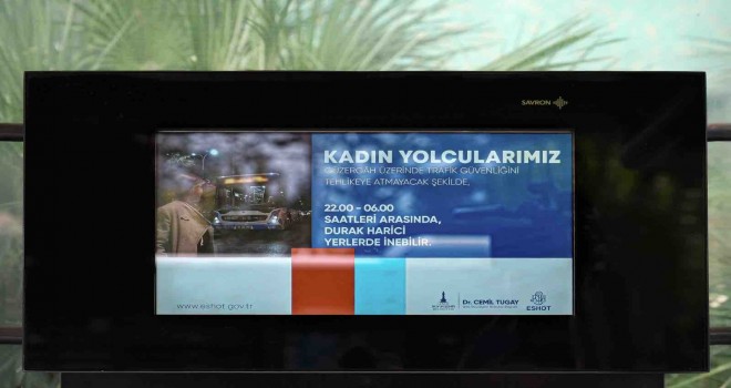 İzmir Büyükşehir’den kadınlar için güvenli ulaşım hamlesi