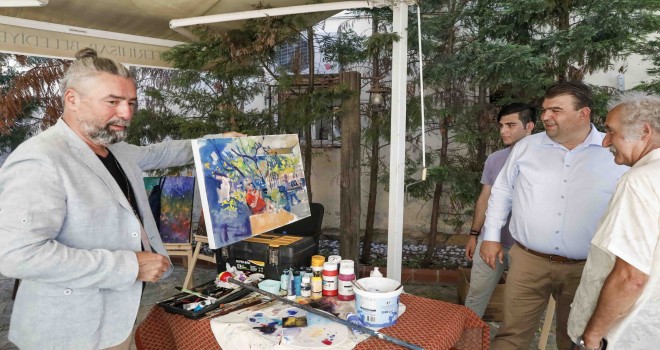 Seferihisar Belediyesi Uluslararası Resim Çalıştayı başladı