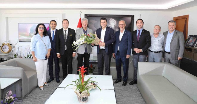 Demokrat Parti Genel Başkanı Uysal'dan Ali Engin'e ziyaret