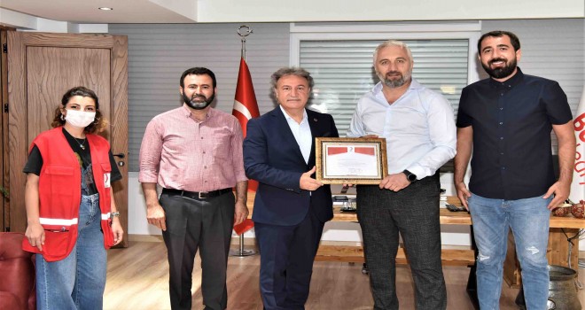 Kızılay’dan Bornova’ya teşekkür