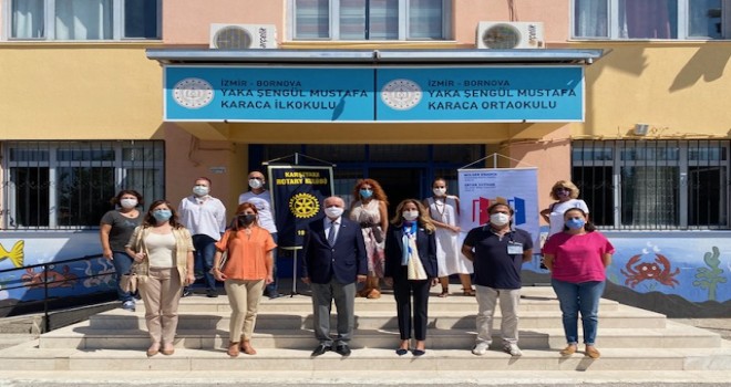 Karşıyaka Rotary Kulübü Toplum Birliği Okulları yeni eğitim öğretime hazır