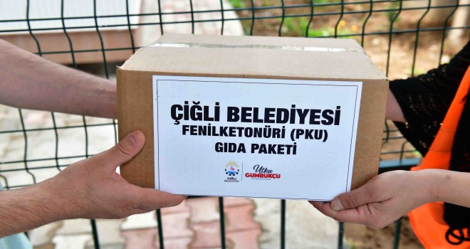 Çiğli Belediyesi'nden Fenilketonüri hastalarına düşük proteinli gıda desteği