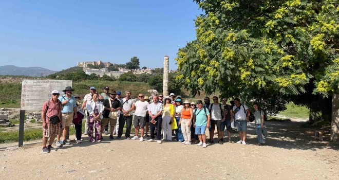Genç rehberler Efes Selçuk kültür rotasını gezdi