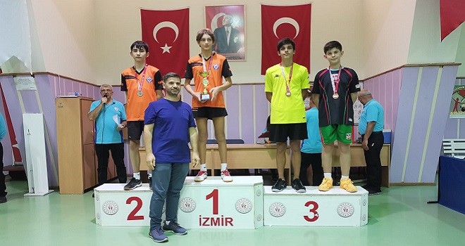 Bostanlıspor'a masa tenisinden 3.lük...