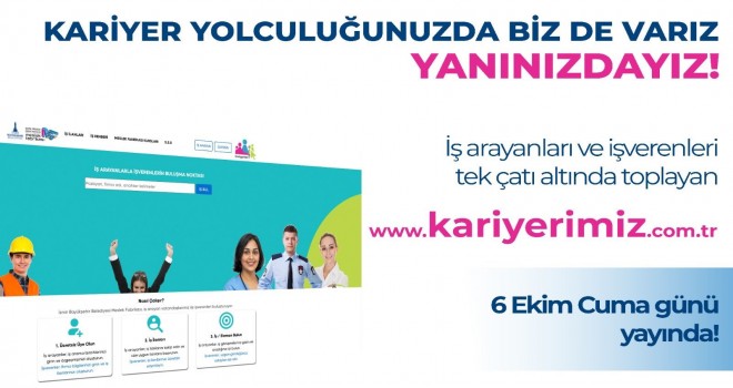 İzmir Büyükşehir Belediyesi'nden kariyer sitesi