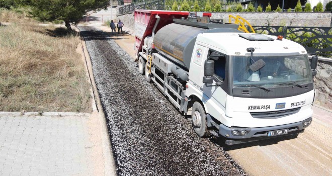 Kemalpaşa kendi asfaltını üretiyor
