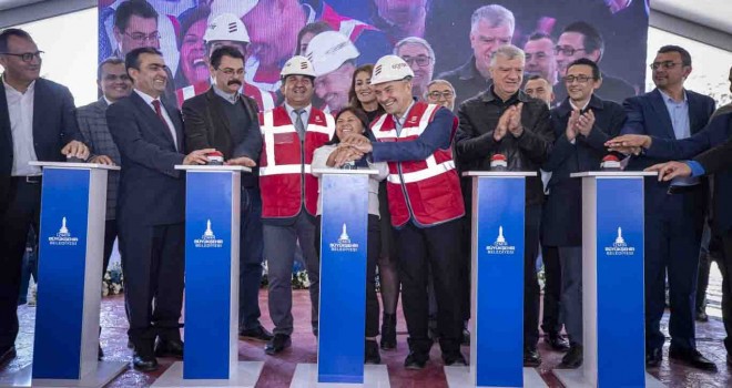 546 dairelik toplu konut projesinin temeli atıldı