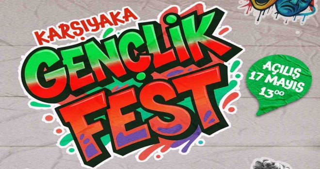 Karşıyaka Gençlik Fest Bostanlı Zühtü Işıl Meydanı'nda