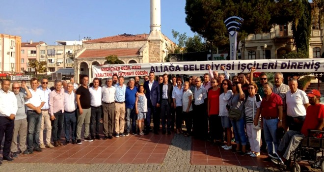 CHP'li Yücel direnen işçilerle buluştu