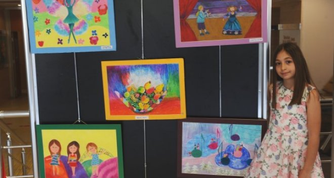 10 Yaşında 3.kişisel sergisini açtı