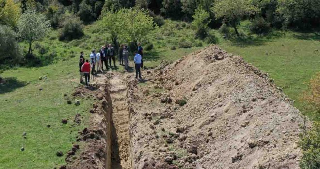 Menemen'de fay zonu incelemesi