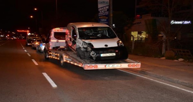 Kazadan sonra yaralı karısını ve çocuğunu bırakarak kaçtı