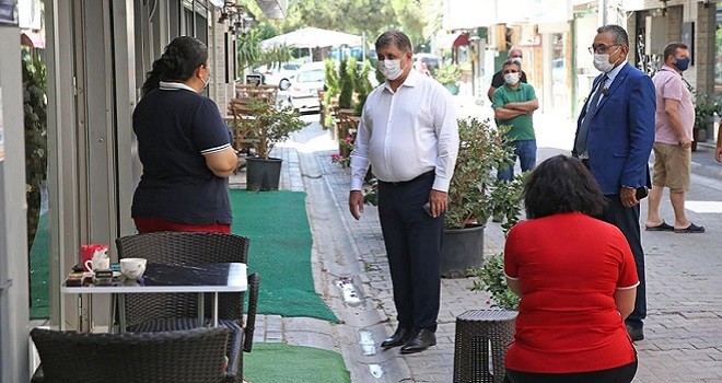 Başkan Tugay denetimde...