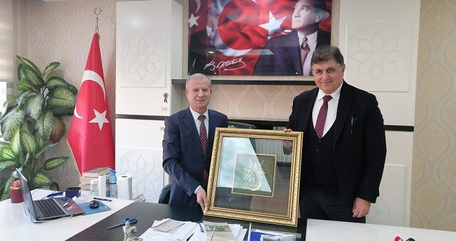 Müftü Gürler'i, başkan Tugay ziyaret etti