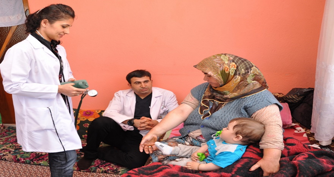 16 BİN HASTAYA EVİNDE ZİYARET