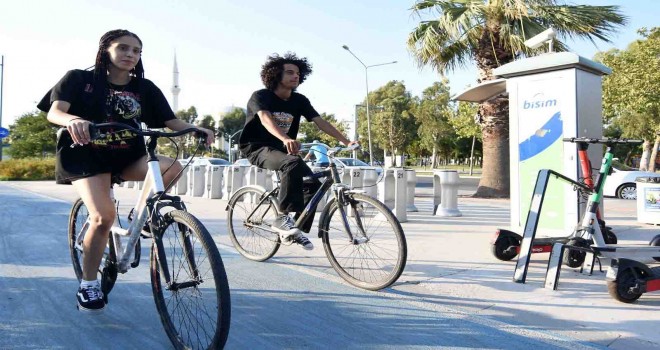 ''Bisiklet bizden, gezmesi sizden'' uygulamasına büyük ilgi