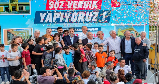 Bayraklı’nın 5. anaokulu için temel atıldı