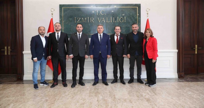 TSYD İzmir Şubesi’nden Vali Elban’a ziyaret