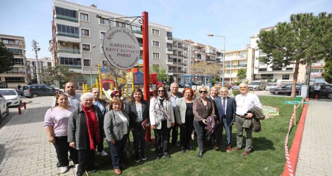 Karşıyaka Kent Konseyi Parkı tamamlandı