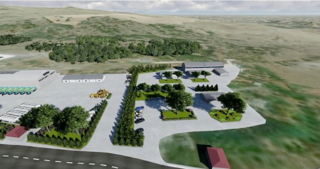 Harmandalı'nda çöplerin yerini yemyeşil bitki örtüsü alacak