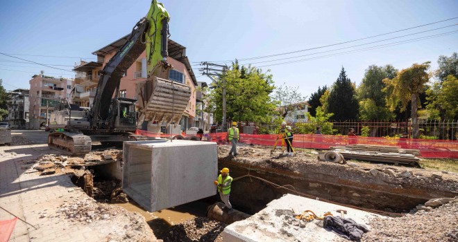 İZSU’dan bir yılda 75 kilometrelik yağmur suyu yatırımı