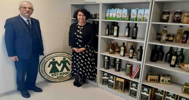 CHP’li Beko, İzmir Köy-Koop Birliği Başkanı Neptün Soyer’i ziyaret etti