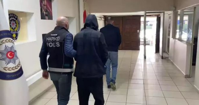 İzmir'de uyuşturucu operasyonunda 1 tutuklama