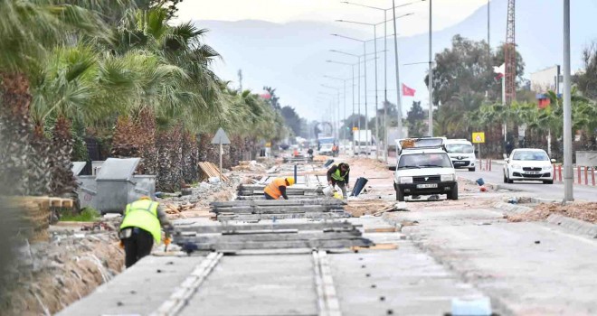 Çiğli Tramvayı’nda çalışmalar hızla devam ediyor